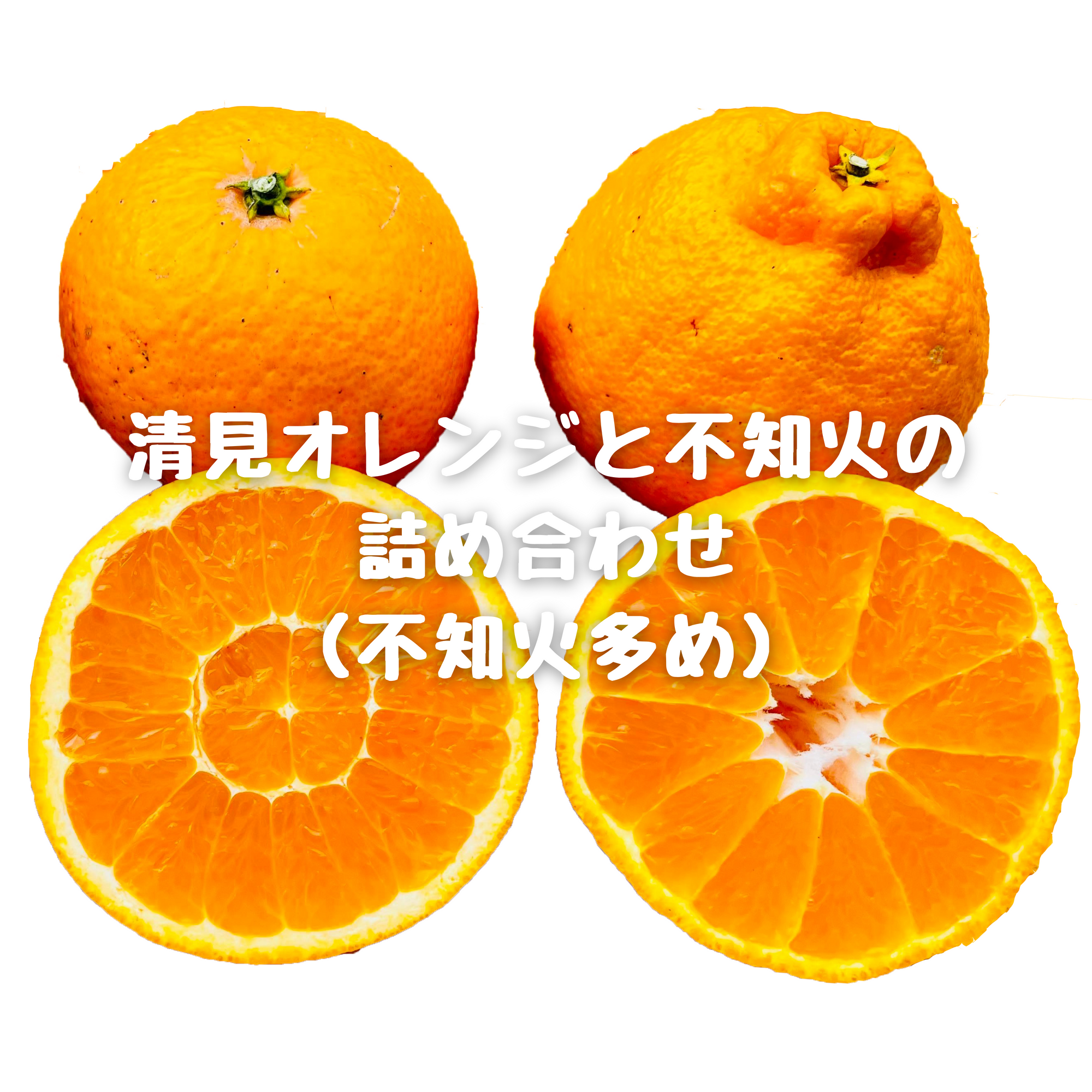 清見オレンジと不知火(デ〇ポン)の詰め合わせ(不知火多め)
